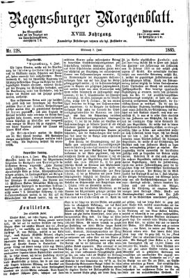 Regensburger Morgenblatt Mittwoch 7. Juni 1865