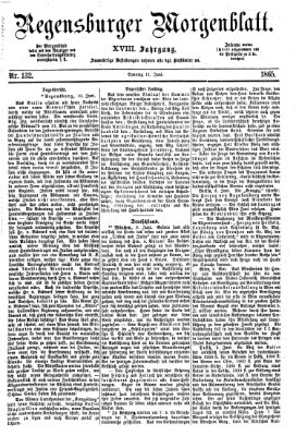 Regensburger Morgenblatt Sonntag 11. Juni 1865