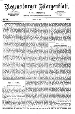 Regensburger Morgenblatt Dienstag 18. Juli 1865