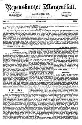 Regensburger Morgenblatt Mittwoch 19. Juli 1865