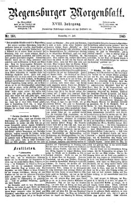 Regensburger Morgenblatt Donnerstag 27. Juli 1865