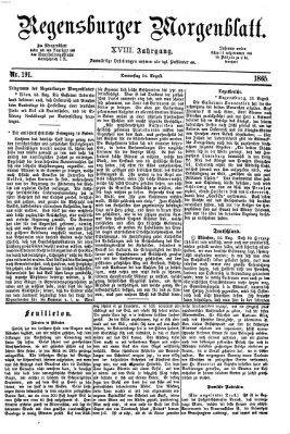 Regensburger Morgenblatt Donnerstag 24. August 1865