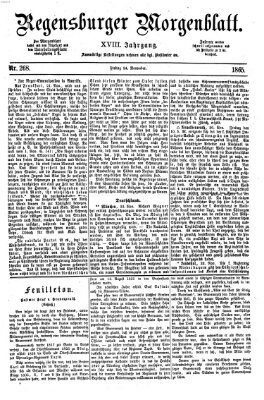 Regensburger Morgenblatt Freitag 24. November 1865