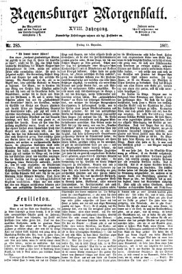 Regensburger Morgenblatt Freitag 15. Dezember 1865