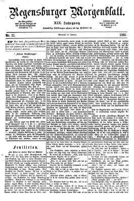 Regensburger Morgenblatt Mittwoch 17. Januar 1866