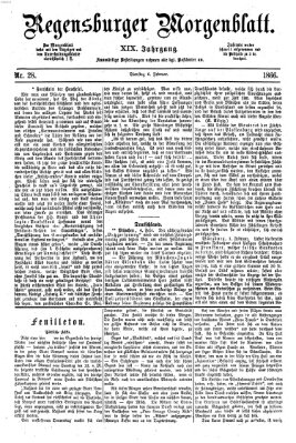 Regensburger Morgenblatt Dienstag 6. Februar 1866