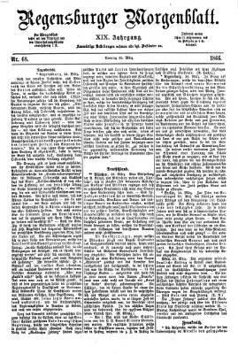 Regensburger Morgenblatt Sonntag 25. März 1866