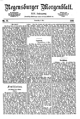 Regensburger Morgenblatt Donnerstag 3. Mai 1866