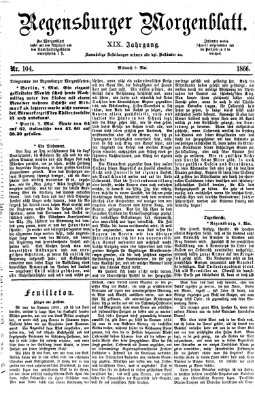 Regensburger Morgenblatt Mittwoch 9. Mai 1866