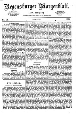 Regensburger Morgenblatt Freitag 18. Mai 1866