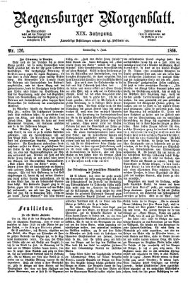 Regensburger Morgenblatt Donnerstag 7. Juni 1866