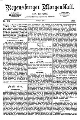 Regensburger Morgenblatt Samstag 9. Juni 1866