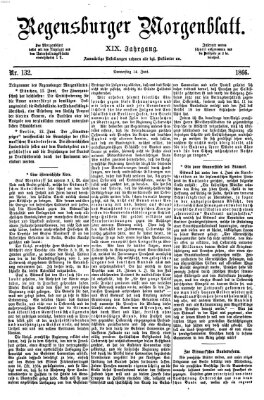 Regensburger Morgenblatt Donnerstag 14. Juni 1866