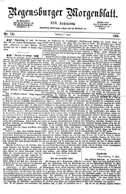 Regensburger Morgenblatt Sonntag 17. Juni 1866