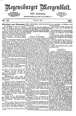 Regensburger Morgenblatt Dienstag 26. Juni 1866