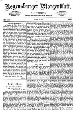 Regensburger Morgenblatt Mittwoch 4. Juli 1866