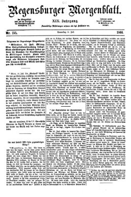 Regensburger Morgenblatt Donnerstag 12. Juli 1866