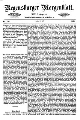 Regensburger Morgenblatt Freitag 13. Juli 1866