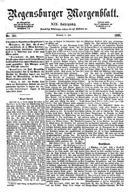 Regensburger Morgenblatt Mittwoch 18. Juli 1866