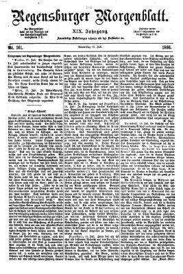 Regensburger Morgenblatt Donnerstag 19. Juli 1866