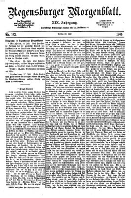 Regensburger Morgenblatt Freitag 20. Juli 1866