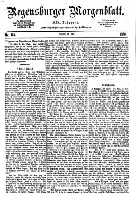 Regensburger Morgenblatt Sonntag 22. Juli 1866