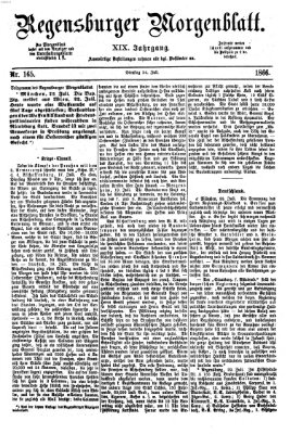 Regensburger Morgenblatt Dienstag 24. Juli 1866