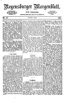 Regensburger Morgenblatt Donnerstag 2. August 1866