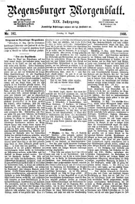 Regensburger Morgenblatt Sonntag 12. August 1866