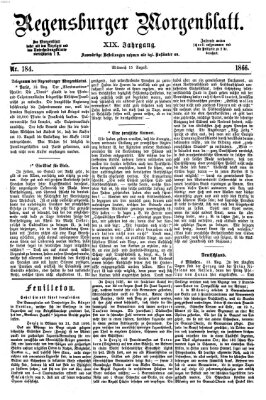 Regensburger Morgenblatt Mittwoch 15. August 1866