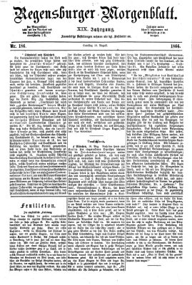 Regensburger Morgenblatt Samstag 18. August 1866