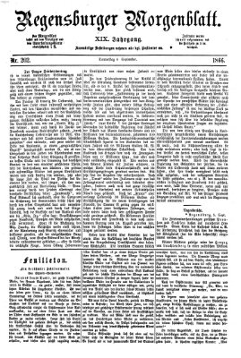 Regensburger Morgenblatt Donnerstag 6. September 1866