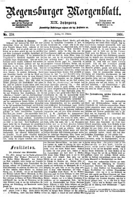 Regensburger Morgenblatt Freitag 19. Oktober 1866