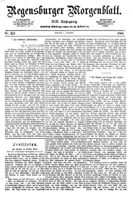 Regensburger Morgenblatt Mittwoch 7. November 1866