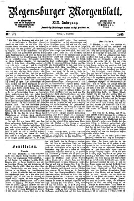 Regensburger Morgenblatt Freitag 7. Dezember 1866