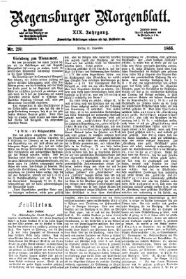 Regensburger Morgenblatt Freitag 21. Dezember 1866