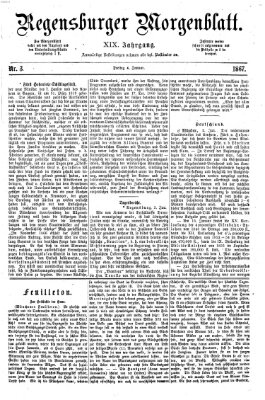 Regensburger Morgenblatt Freitag 4. Januar 1867