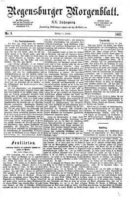 Regensburger Morgenblatt Freitag 11. Januar 1867