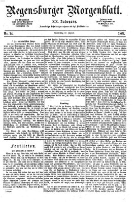 Regensburger Morgenblatt Donnerstag 17. Januar 1867