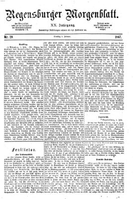 Regensburger Morgenblatt Dienstag 5. Februar 1867