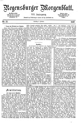 Regensburger Morgenblatt Samstag 9. Februar 1867