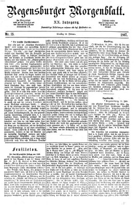 Regensburger Morgenblatt Dienstag 12. Februar 1867