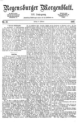 Regensburger Morgenblatt Freitag 15. Februar 1867