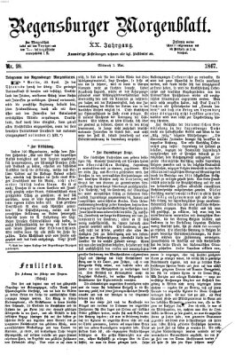 Regensburger Morgenblatt Mittwoch 1. Mai 1867