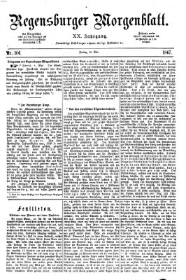 Regensburger Morgenblatt Freitag 10. Mai 1867