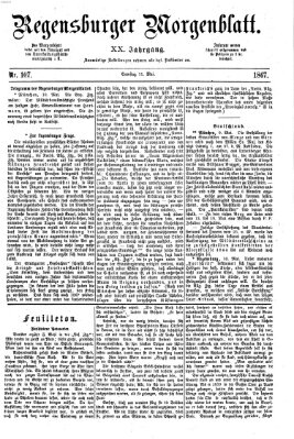 Regensburger Morgenblatt Samstag 11. Mai 1867