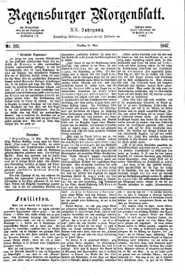 Regensburger Morgenblatt Dienstag 21. Mai 1867