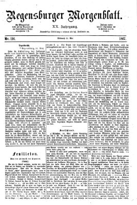 Regensburger Morgenblatt Mittwoch 22. Mai 1867