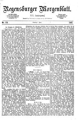 Regensburger Morgenblatt Sonntag 9. Juni 1867