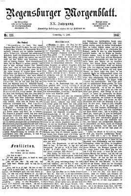 Regensburger Morgenblatt Donnerstag 13. Juni 1867